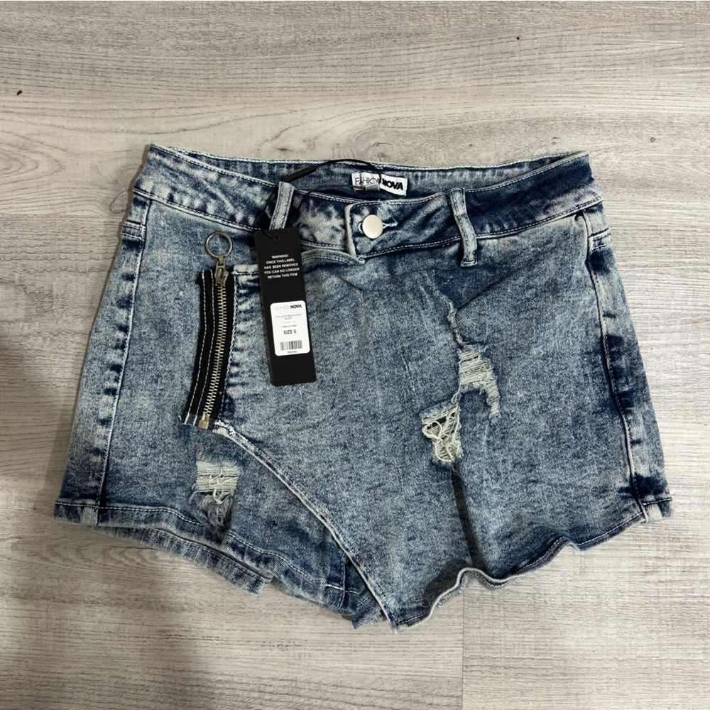 Denim Skort